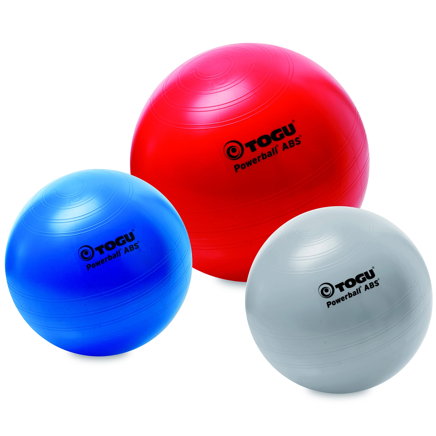 Togu Powerball ABS - ballon siège - 55 cm - argent