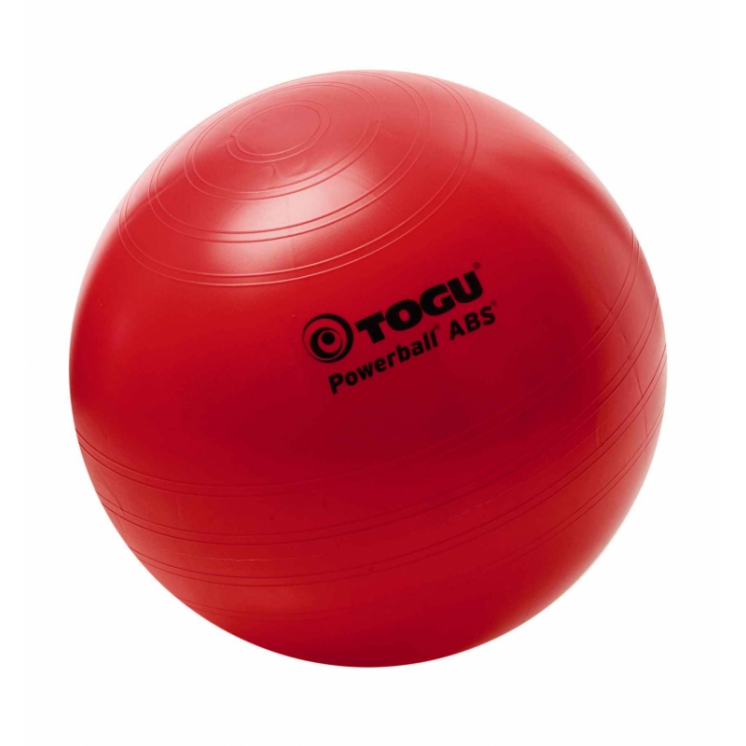 Togu Powerball ABS - zitbal - 55 cm - rood